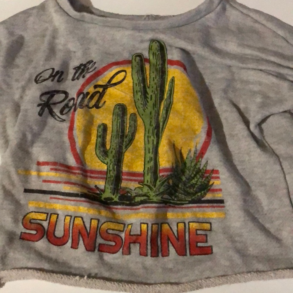 crop top long sleeve